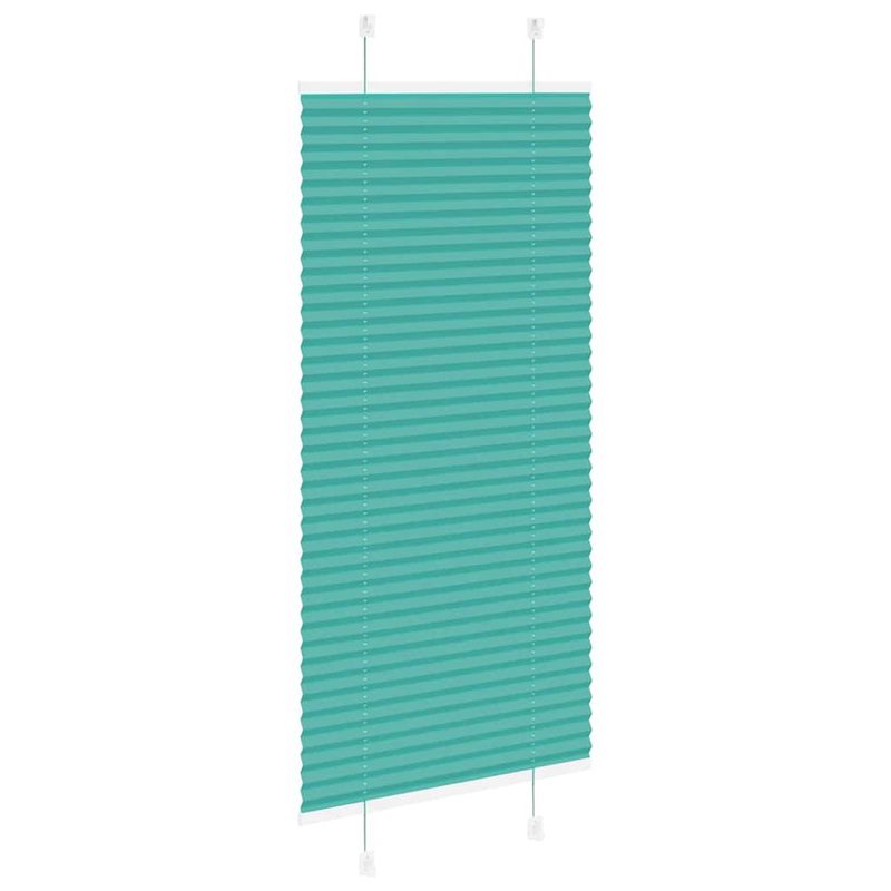 Casa si Gradina - Textile si covoare - Rulouri si jaluzele - Jaluza plisata verde petrol 65x150 cm Latime tesatura 64,4 cm - Infinity.ro