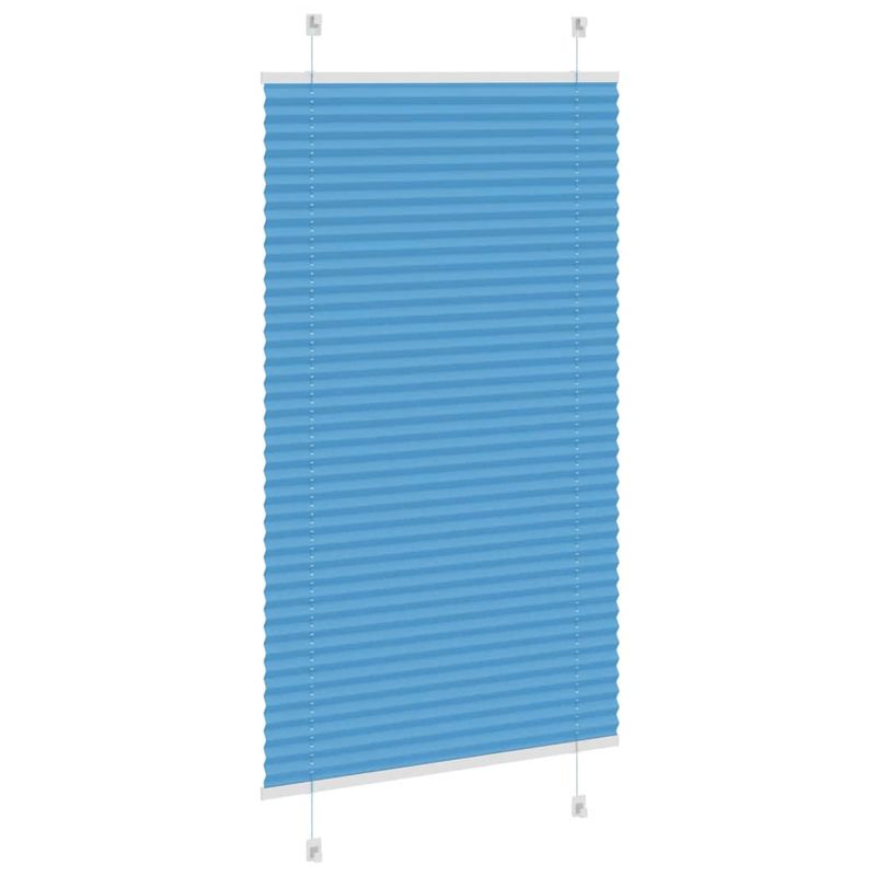 Casa si Gradina - Textile si covoare - Rulouri si jaluzele - Jaluza plisata albastru 80x100cm Latime tesatura 79,4 cm - Infinity.ro