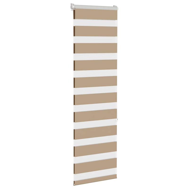 Casa si Gradina - Textile si covoare - Rulouri si jaluzele - Jaluzea tip zebra 50x150 cm latime tesatura 45,9 cm poliester, sand brown - Infinity.ro