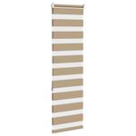 Casa si Gradina - Textile si covoare - Rulouri si jaluzele - Jaluzea tip zebra 50x150 cm latime tesatura 45,9 cm poliester, sand brown - Infinity.ro
