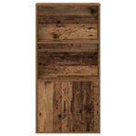 Casa si Gradina - Mobilier - Biblioteci si rafturi - Biblioteci - Biblioteca, lemn vechi, 60x24x120 cm, lemn prelucrat - Infinity.ro