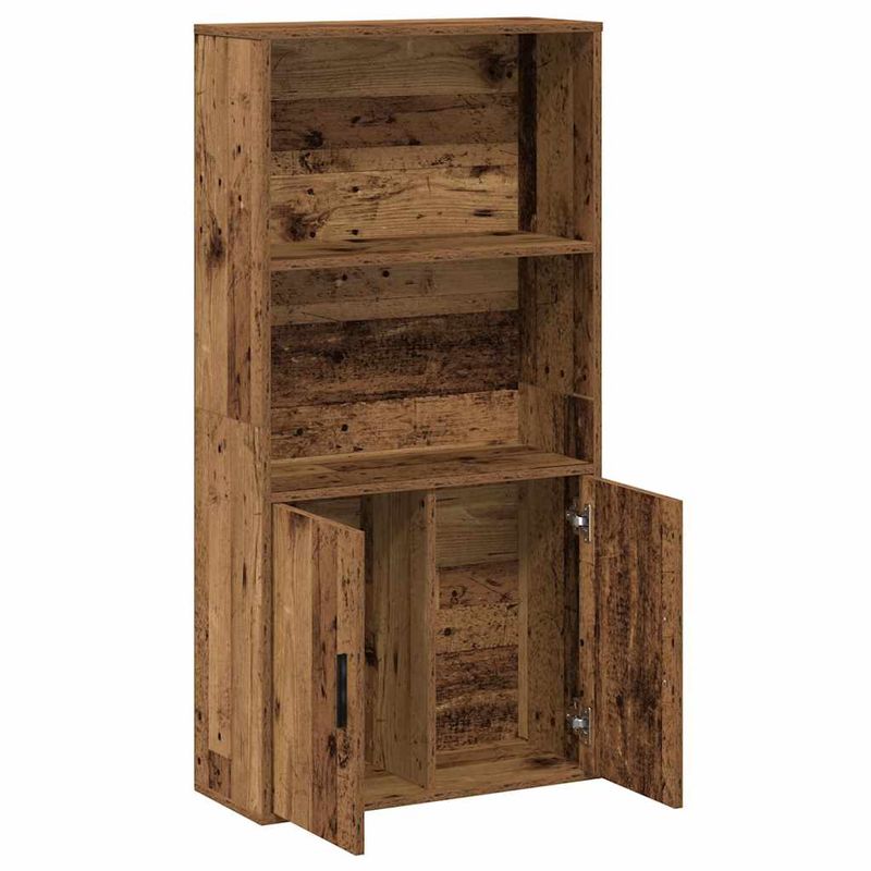 Casa si Gradina - Mobilier - Biblioteci si rafturi - Biblioteci - Biblioteca, lemn vechi, 60x24x120 cm, lemn prelucrat - Infinity.ro