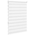 Casa si Gradina - Textile si covoare - Rulouri si jaluzele - Jaluzea tip zebra alb latime tesatura 95,9 cm poliester, mărime 100x150 cm - Infinity.ro