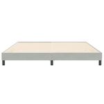 Casa si Gradina - Mobilier - Paturi si accesorii - Paturi - Cadru de pat fara saltea, gri deschis, 200x210 cm, catifea - Infinity.ro