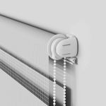 Casa si Gradina - Textile si covoare - Rulouri si jaluzele - Jaluzea tip zebra gri deschis latime tesatura 75,9 cm poliester, mărime 80x150 cm - Infinity.ro