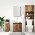 Casa si Gradina - Mobilier - Mobilier baie - Comode baie - Dulap pentru chiuveta baie lemn vechi 60x33x60cm lemn prelucrat - Infinity.ro