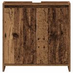 Casa si Gradina - Mobilier - Mobilier baie - Comode baie - Dulap pentru chiuveta baie lemn vechi 60x33x60cm lemn prelucrat - Infinity.ro