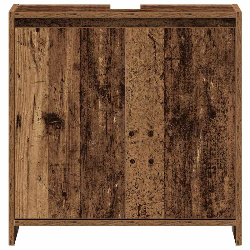 Casa si Gradina - Mobilier - Mobilier baie - Comode baie - Dulap pentru chiuveta baie lemn vechi 60x33x60cm lemn prelucrat - Infinity.ro