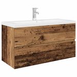 Casa si Gradina - Mobilier - Mobilier baie - Comode baie - Dulap pentru chiuveta cu chiuveta incorporata si robinet - Infinity.ro