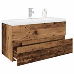 Casa si Gradina - Mobilier - Mobilier baie - Comode baie - Dulap pentru chiuveta cu chiuveta incorporata si robinet - Infinity.ro