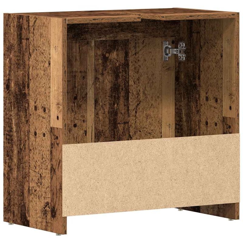 Casa si Gradina - Mobilier - Mobilier baie - Comode baie - Dulap pentru chiuveta baie lemn vechi 60x33x60cm lemn prelucrat - Infinity.ro