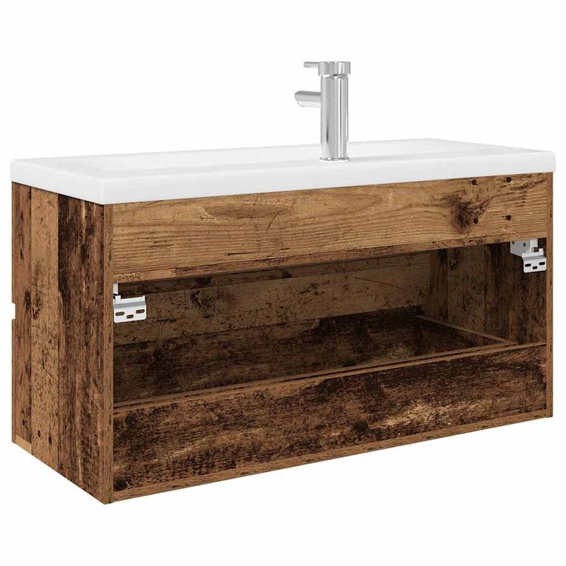 Casa si Gradina - Mobilier - Mobilier baie - Comode baie - Dulap pentru chiuveta cu chiuveta incorporata si robinet - Infinity.ro