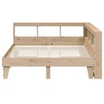 Casa si Gradina - Mobilier - Paturi si accesorii - Paturi - Pat cu biblioteca fara saltea, 150x200 cm, lemn masiv de pin - Infinity.ro