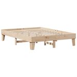 Casa si Gradina - Mobilier - Paturi si accesorii - Paturi - Pat cu biblioteca fara saltea, 150x200 cm, lemn masiv de pin - Infinity.ro