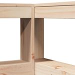 Casa si Gradina - Mobilier - Paturi si accesorii - Paturi - Pat cu biblioteca fara saltea, 150x200 cm, lemn masiv de pin - Infinity.ro