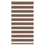 Casa si Gradina - Textile si covoare - Rulouri si jaluzele - Jaluzea tip zebra maro latime tesatura 70,9 cm poliester, mărime 75x100 cm - Infinity.ro