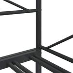 Casa si Gradina - Mobilier - Paturi si accesorii - Paturi - Pat de zi cu saia fara saltea Negru 90x200 cm Otel - Infinity.ro