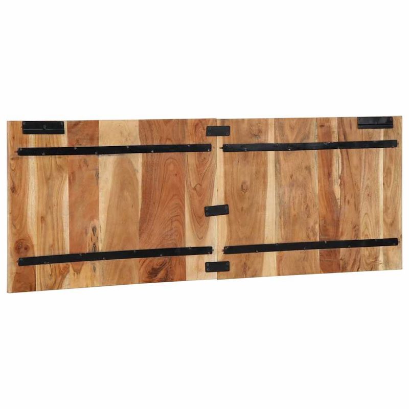Casa si Gradina - Mobilier - Paturi si accesorii - Accesorii paturi - Tablie de pat 140 cm din lemn masiv de salcam, mărime 140x1.5x50 cm - Infinity.ro