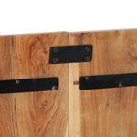 Casa si Gradina - Mobilier - Paturi si accesorii - Accesorii paturi - Tablie de pat 140 cm din lemn masiv de salcam, mărime 140x1.5x50 cm - Infinity.ro
