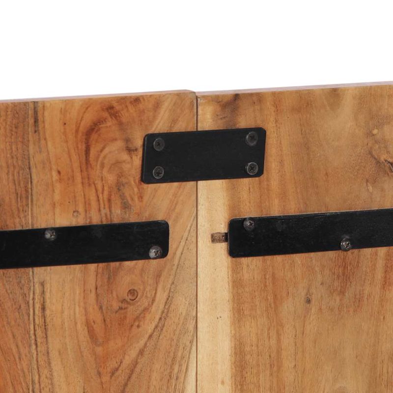 Casa si Gradina - Mobilier - Paturi si accesorii - Accesorii paturi - Tablie de pat 140 cm din lemn masiv de salcam, mărime 140x1.5x50 cm - Infinity.ro