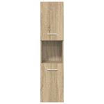 Casa si Gradina - Mobilier - Seturi de mobilier - Seturi baie - Set mobilier de baie, 5 piese, stejar sonoma, lemn prelucrat - Infinity.ro