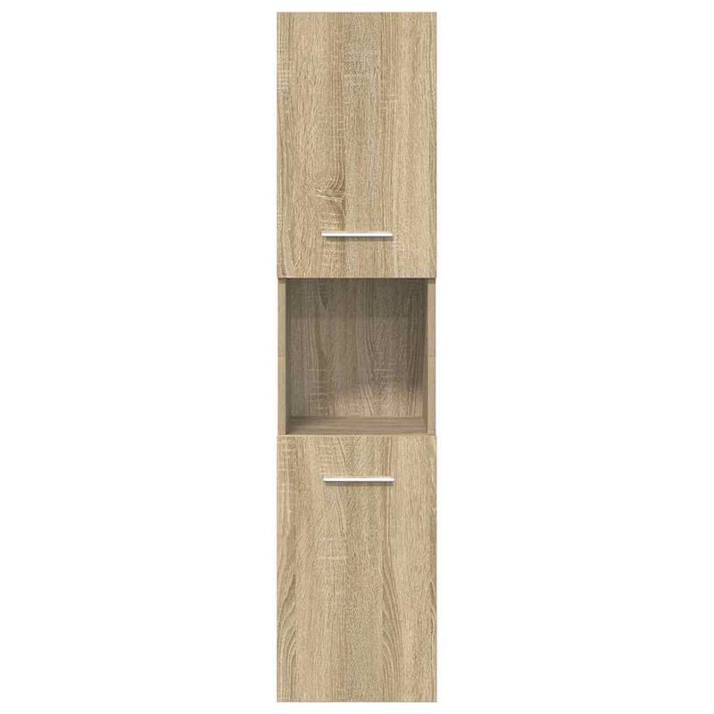 Casa si Gradina - Mobilier - Seturi de mobilier - Seturi baie - Set mobilier de baie, 5 piese, stejar sonoma, lemn prelucrat - Infinity.ro