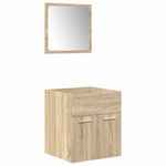 Casa si Gradina - Mobilier - Seturi de mobilier - Seturi baie - Set mobilier de baie, 5 piese, stejar sonoma, lemn prelucrat - Infinity.ro
