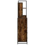 Casa si Gradina - Mobilier - Seturi de mobilier - Seturi baie - Set de mobilier de baie 4 piese Lemn prelucrat de stejar afumat - Infinity.ro