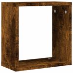 Casa si Gradina - Mobilier - Biblioteci si rafturi - Rafturi - Rafturi cuburi de perete 2 buc Stejar afumat 30x15x30 cm - Infinity.ro