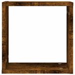 Casa si Gradina - Mobilier - Biblioteci si rafturi - Rafturi - Rafturi cuburi de perete 2 buc Stejar afumat 30x15x30 cm - Infinity.ro