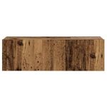 Casa si Gradina - Mobilier - Comode si corpuri - Comode - Dulapuri TV montate pe perete 4 buc Lemn vechi lemn prelucrat, lăţime 100 cm - Infinity.ro
