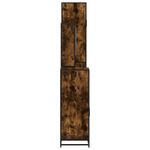 Casa si Gradina - Mobilier - Seturi de mobilier - Seturi baie - Set de mobilier de baie 4 piese Lemn prelucrat de stejar afumat - Infinity.ro