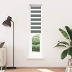 Casa si Gradina - Textile si covoare - Rulouri si jaluzele - Jaluzea tip zebra neagra latime tesatura 110,9 cm poliester, mărime 115x100 cm - Infinity.ro