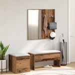 Casa si Gradina - Mobilier - Canapele si coltare - Banchete - Set de mobilier pentru hol Lemn vechi din lemn prelucrat - Infinity.ro