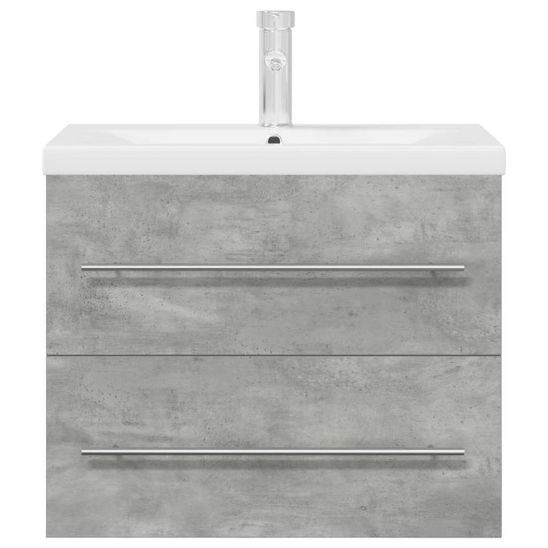 Casa si Gradina - Mobilier - Seturi de mobilier - Seturi baie - Set mobilier de baie, 2 piese, gri beton, lemn compozit - Infinity.ro