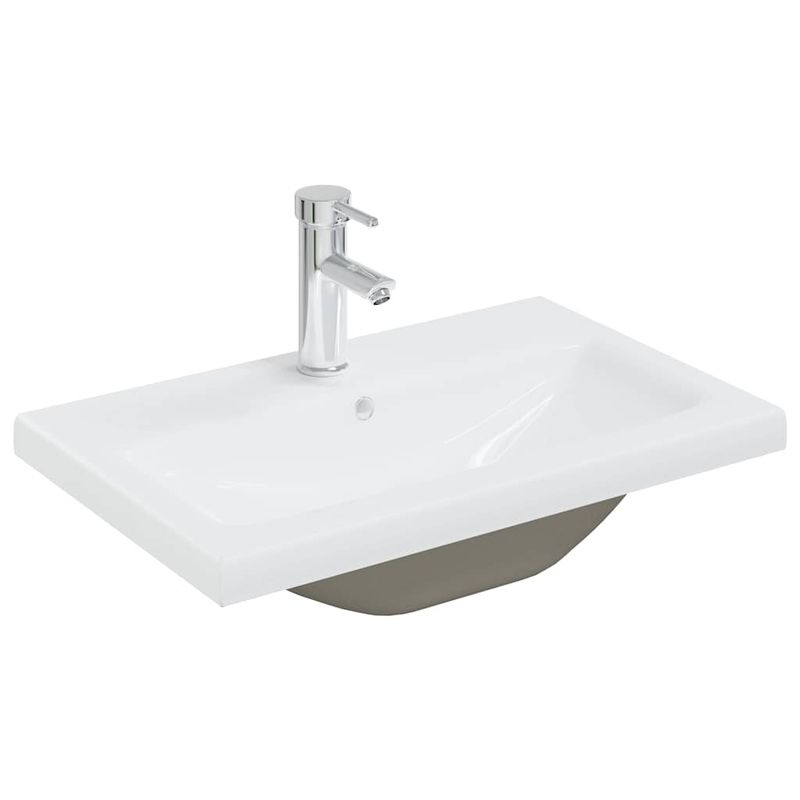 Casa si Gradina - Mobilier - Seturi de mobilier - Seturi baie - Set mobilier de baie, 2 piese, gri beton, lemn compozit - Infinity.ro