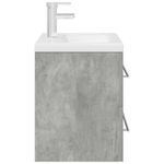 Casa si Gradina - Mobilier - Seturi de mobilier - Seturi baie - Set mobilier de baie, 2 piese, gri beton, lemn compozit - Infinity.ro