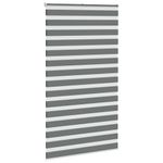 Casa si Gradina - Textile si covoare - Rulouri si jaluzele - Jaluzea tip zebra gri inchis latime tesatura 125,9 cm poliester, mărime 130x200 cm - Infinity.ro