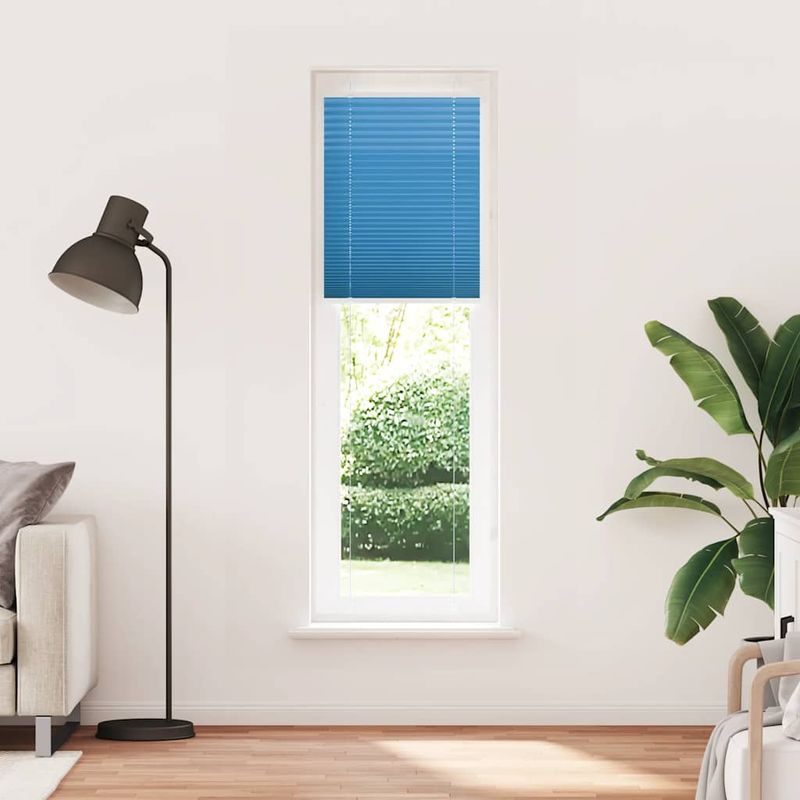 Casa si Gradina - Textile si covoare - Rulouri si jaluzele - Jaluza plisata Albastru 55x200 cm Latime tesatura 54,4 cm - Infinity.ro