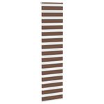 Casa si Gradina - Textile si covoare - Rulouri si jaluzele - Jaluzea tip zebra maro latime tesatura 55,9 cm poliester, mărime 60x230 cm - Infinity.ro