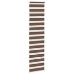 Casa si Gradina - Textile si covoare - Rulouri si jaluzele - Jaluzea tip zebra maro latime tesatura 55,9 cm poliester, mărime 60x230 cm - Infinity.ro