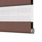 Casa si Gradina - Textile si covoare - Rulouri si jaluzele - Jaluzea tip zebra maro latime tesatura 55,9 cm poliester, mărime 60x230 cm - Infinity.ro