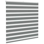 Casa si Gradina - Textile si covoare - Rulouri si jaluzele - Jaluzea tip zebra gri inchis latime tesatura 140,9 cm poliester, mărime 145x100 cm - Infinity.ro