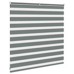 Casa si Gradina - Textile si covoare - Rulouri si jaluzele - Jaluzea tip zebra gri inchis latime tesatura 140,9 cm poliester, mărime 145x100 cm - Infinity.ro