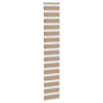 Casa si Gradina - Textile si covoare - Rulouri si jaluzele - Jaluzea tip zebra 50x200 cm latime tesatura 45,9 cm poliester, sand brown - Infinity.ro