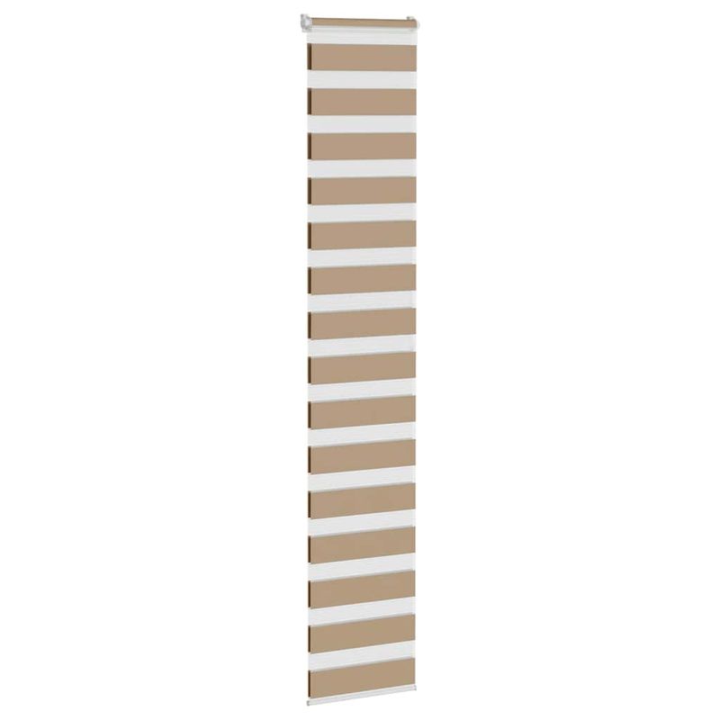 Casa si Gradina - Textile si covoare - Rulouri si jaluzele - Jaluzea tip zebra 50x200 cm latime tesatura 45,9 cm poliester, sand brown - Infinity.ro