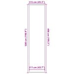 Casa si Gradina - Textile si covoare - Covoare - Covoare casa - Covoras antracit 115x500 cm - Infinity.ro
