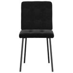 Casa si Gradina - Mobilier - Scaune si fotolii - Scaune - Scaune de bucatarie, 2 buc., negru, catifea - Infinity.ro
