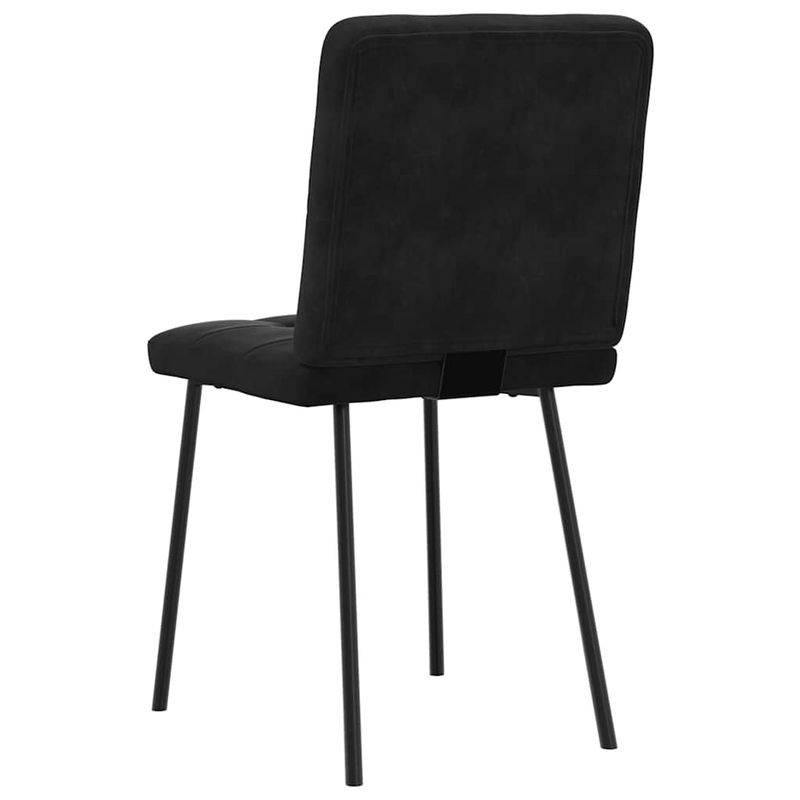 Casa si Gradina - Mobilier - Scaune si fotolii - Scaune - Scaune de bucatarie, 2 buc., negru, catifea - Infinity.ro