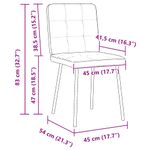 Casa si Gradina - Mobilier - Scaune si fotolii - Scaune - Scaune de bucatarie, 2 buc., negru, catifea - Infinity.ro